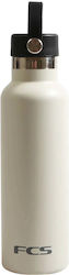 Fcs Stainless Steel Water Bottle 592ml Beige