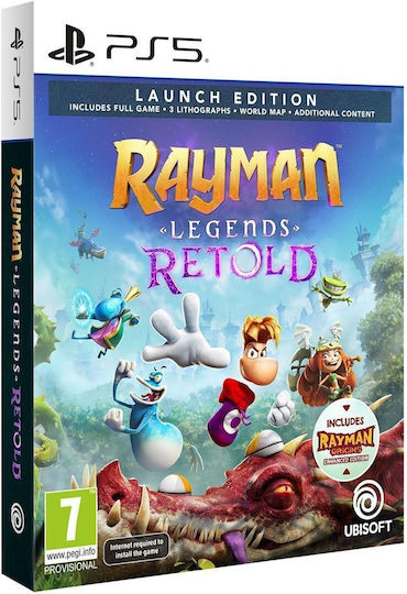 Rayman Legends Retold Launch Edition PS5 Game