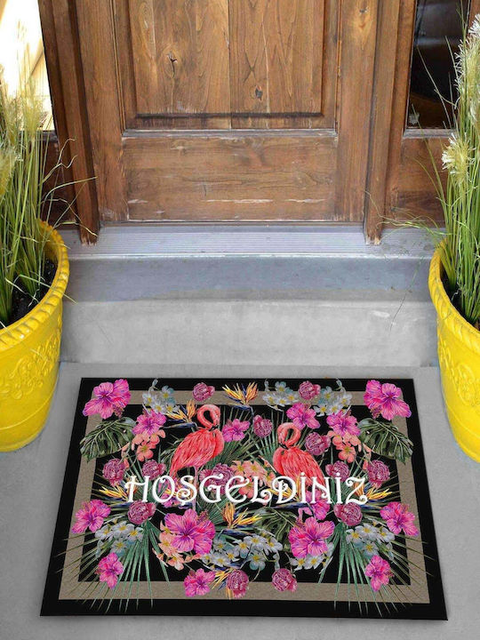 SteweHome Non-Slip Pink Doormat