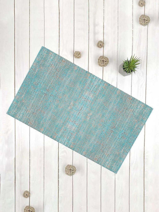 SteweHome Non-Slip Blue Doormat 45x70cm