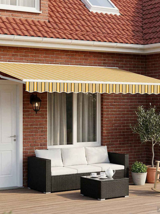 vidaXL Markise Terrasse Rosa 5x3.5m