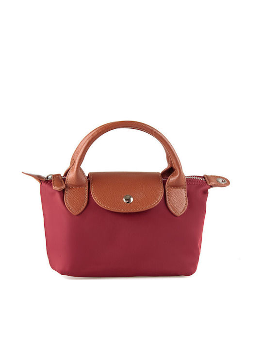 Silia D Σατέν Γυναικεία Τσάντα Χειρός Μπορντό