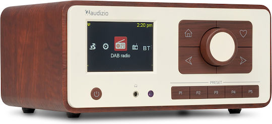 Audizio Dozza Radio de Birou Electric DAB+ cu Bluetooth Lemn