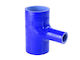 Silicone Hose T Shape Φ63mm Φ25mm Blue 1 Pc Grp-t63-25-bl