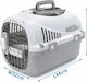 Nobleza Dog Transport Cage White 48x32x32cm