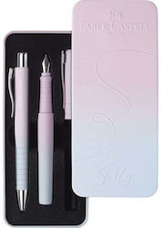 Faber Castell Set Cadou Poly Pană+Stilou Pastel...
