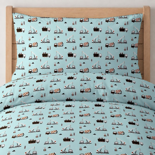 Astron Italy Set Kids Pillowcases 52x72cm Trucks