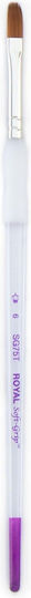 Cat Tongue Art Brush No6 Softgrip Acrylic Oil Watercolor