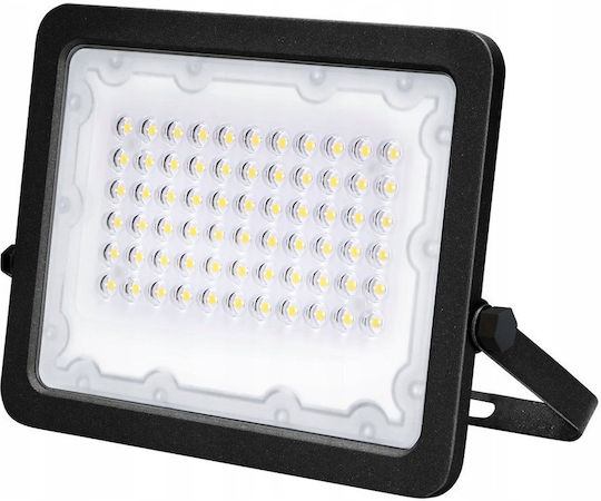 Lumax Στεγανός Προβολέας LED 50W Φυσικό Λευκό 4000K IP65