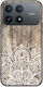 Wooden Mandala Case Xiaomi Poco F8 Pro 5g Black TPU Black Silicone