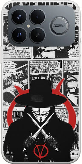 Калъф V Vendetta Xiaomi Poco F8 Ultra 5g Гъвкав TPU Прозрачен Силикон