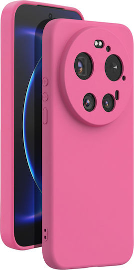 Avizar Калъф Xiaomi 17 Ultra Soft-touch Силиконов Бърз Калъф Серия Розов