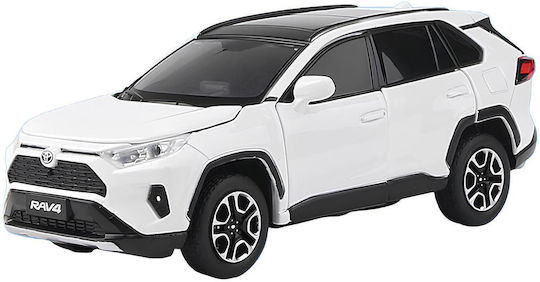 Toyota Rav4 2020 Weiß Maßstab 1:32 Metallische LED Lichter Sound