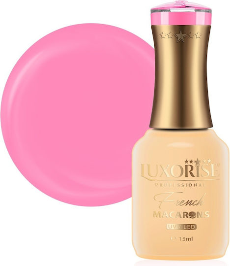 Luxorise Macarons Ημιμόνιμο Βερνίκι Νυχιών Raspberry 15ml