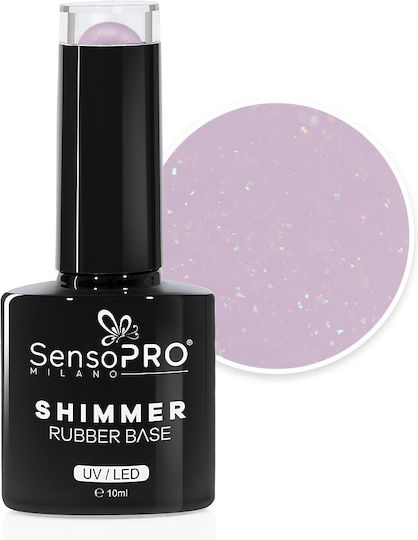 SensoPro Gel Nagellack #68 Nude Galaxy mit Glitzer 10ml