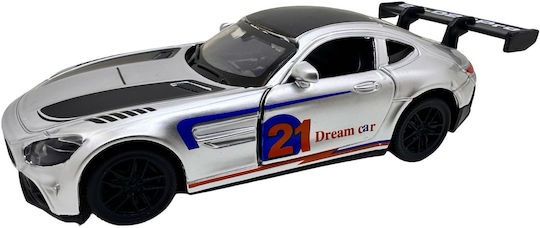 Mercedes Amg Gt3 Argintiu 1:43 Replica Metalică Cu Uși Deschise