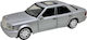 Mercedes Benz E500 Amg W124 Argintiu 1:28 Replica Metalică Lumini Sunete Uși Funcționale Capotă Portbagaj Trapa