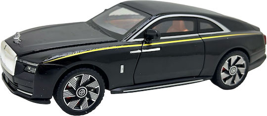 Rolls-royce Spectre Black 1:24 Metal Replica Model Lights Sounds Functional Doors Hood Trunk