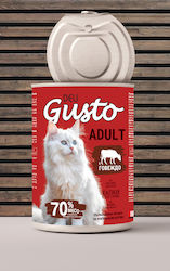 Deli Gusto Куски Говеждо Месо За Котки В Сос Говеждо 415г