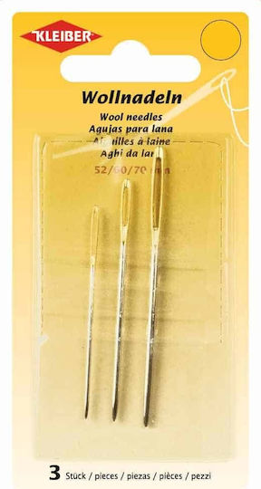 Wool Needles Gold Eye Kleiber 69921 3 Pcs