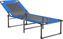 Outsunny Beach Lounger-Armchair with 4-Position...