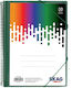 Soft Spiral Elastic Display Book 30 Positions Green A4 Skag