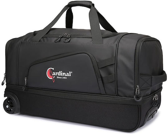 Cardinal Sak Voyage 73lt Black with Wheels Fabric L65xW32xH35cm