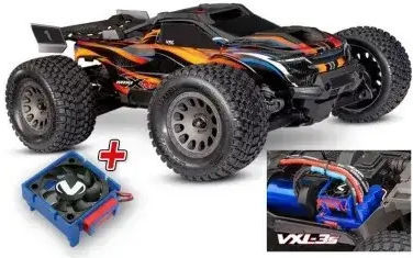 Traxxas 4x4 RTR Τηλεκατευθυνόμενο Αυτοκίνητο Monster Truck Πορτοκαλί