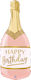 32” Pink Champagne Balloon Happy Birthday