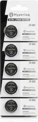 Hyperloq Батерии За Часовници Литиеви CR2025 3V 5 Бр