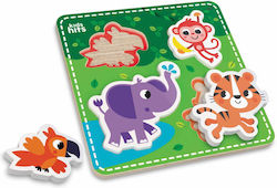 Ξύλινο Παιδικό Puzzle Σφηνώματα Kids Hits