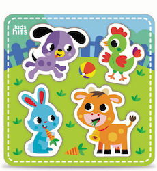 Ξύλινο Παιδικό Puzzle Σφηνώματα Kids Hits