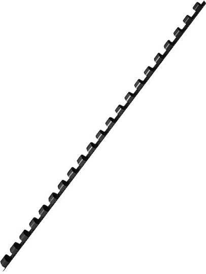 Metron Spiral Bookbinding 10mm Plastic Black 100 Pieces