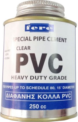 Fere FERE-PVC-1/2-GRAY Plastic Glue Gray 500ml