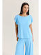 Women's Short Sleeve Blouse Siel