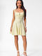 Summer Mini Dress Yellow