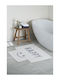 SteweHome Set Covoare De Baie Din Bumbac STE-029402-P29402 Gri 60x100cm 2 Bucăți