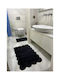 SteweHome Non-Slip Set Bath Mats STE-029953-P29953 Black 60x100cm 2 Pieces