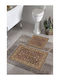 SteweHome Αντιολισθητικό Σετ Πατάκια Μπάνιου STE-029465-V66151 Αντιολισθητικό 60x100εκ.
