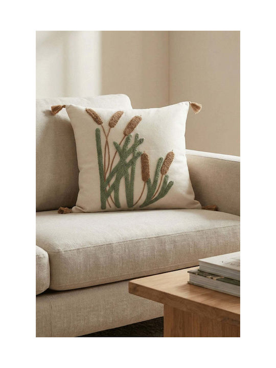 SteweHome Decorative Pillow Case Beige 42x42cm