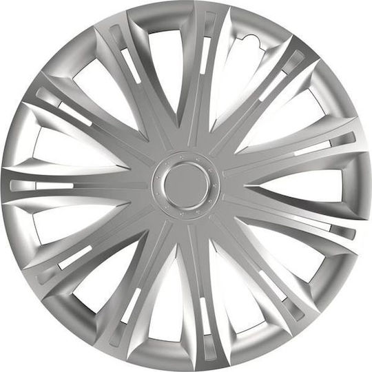 Auto Gs Σετ Τάσια Αυτοκινήτου Spark 17" 4τμχ Ασημί
