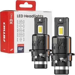 AMiO Λάμπες D2S / D2R LED Ψυχρό Λευκό 2τμχ AMiO Λάμπες D2S / D2R LED Ψυχρό Λευκό 2τμχ