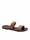 Herrensandalen mit Schnalle Eros Braun