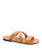 Herrensandalen Kreuzriemen Dädalus Beige