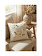 SteweHome Decorative Pillow Case Beige 42x42cm