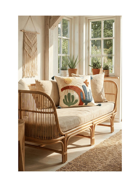 SteweHome Decorative Pillow Case Beige 42x42cm