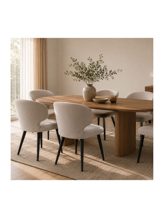 Savino Dining Chair With Fabric Upholstery Ligh...