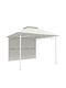 Outsunny Gazebo de Grădină Bej 3x3m