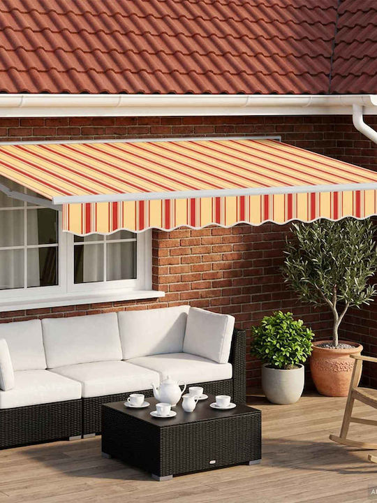 vidaXL Cort Terasă Roz 2.5x2m