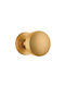 Zogometal Middle Door Lever With Rosette Pair With Mouthpiece Vintage Gold